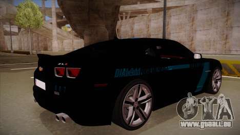 Chevrolet Camaro ZL1 2012 RCPD V1.0 für GTA San Andreas