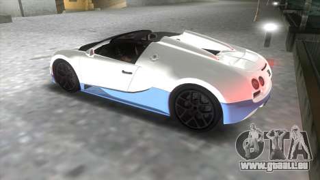 Bugatti Veyron Grand Sport Vitesse pour GTA Vice City