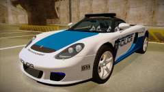 Porsche Carrera GT 2004 Police White für GTA San Andreas