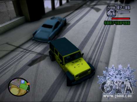 Jeep Wrangler Unlimited 2007 pour GTA San Andreas