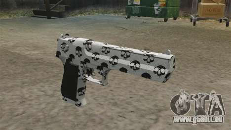 Pistolet Desert Eagle Skull pour GTA 4