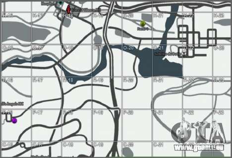 Carte avec l'édition d'hiver [Samp-Rp] pour GTA San Andreas