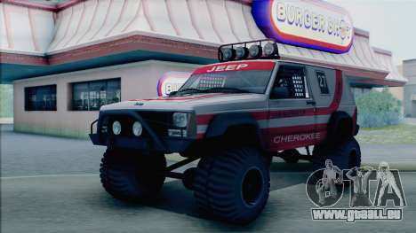 Jeep Cherokee 1984 Sandking pour GTA San Andreas