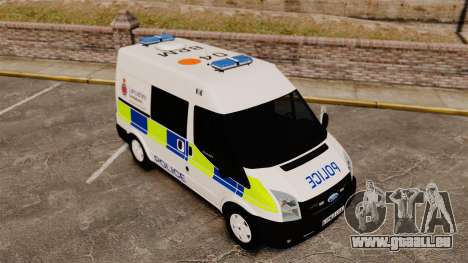 Ford Transit 2013 Police [ELS] für GTA 4