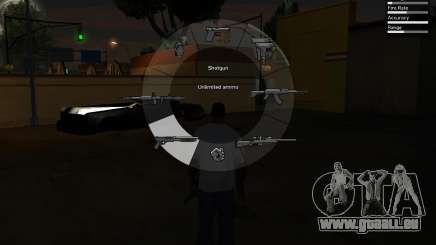 GTA V Weapon Scrolling für GTA San Andreas