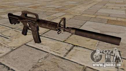 SMG M4 carabine avec silencieux pour GTA 4