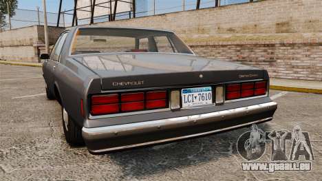 Chevrolet Caprice 1989 v2.0 pour GTA 4