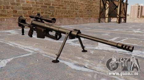 Fusil de sniper CheyTac Intervention pour GTA 4