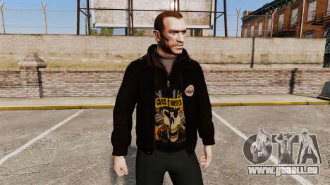 Veste en cuir-Guns N Roses- pour GTA 4