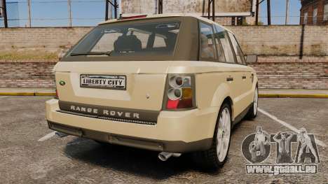 Range Rover Sport Unmarked Police [ELS] pour GTA 4