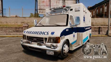 Ford E-350 Liberty Ambulance [ELS] pour GTA 4