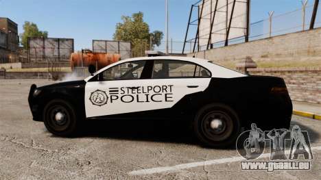 GTA V Vapid Steelport Police Interceptor [ELS] pour GTA 4