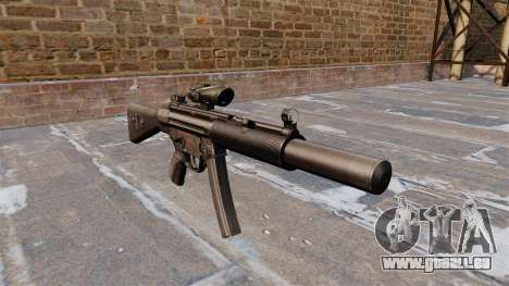 Pistolet mitrailleur HK MP5SD2 pour GTA 4