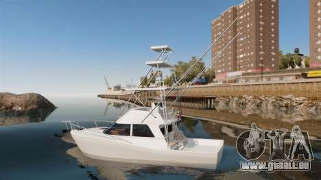 Sport fishing yacht pour GTA 4