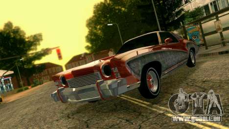 Chevy Monte Carlo Lowrider pour GTA Vice City