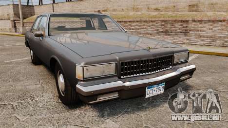 Chevrolet Caprice 1989 v2.0 pour GTA 4