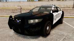 GTA V Vapid Steelport Police Interceptor [ELS] pour GTA 4