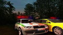 Skoda Superb POLICIE pour GTA San Andreas