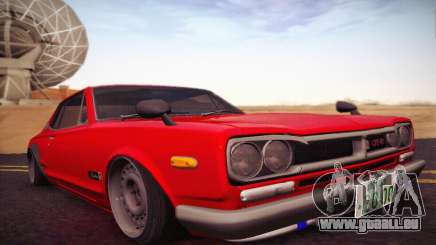 Nissan Skyline 2000GTR 1967 Hellaflush pour GTA San Andreas