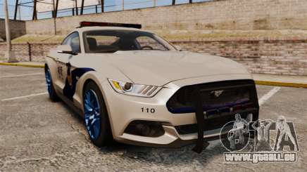 Ford Mustang GT 2015 Cheng Guan Police für GTA 4