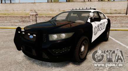 GTA V Vapid Steelport Police Interceptor [ELS] pour GTA 4