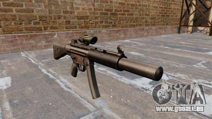 Pistolet mitrailleur HK MP5SD2 pour GTA 4