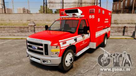 Ford E-350 LAFD Ambulance [ELS] pour GTA 4