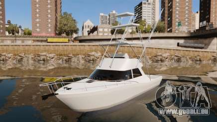 Sport fishing yacht für GTA 4