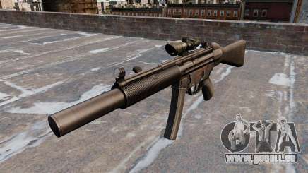 Pistolet mitrailleur HK MP5SD2 pour GTA 4