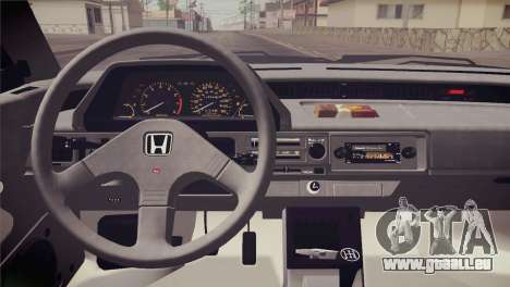 Honda Civic Si 1986 HQLM pour GTA San Andreas