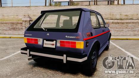 Volkswagen Rabbit GTI 1984 für GTA 4