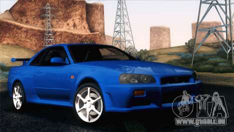 Nissan Skyline GT-R R34 V-Spec für GTA San Andreas