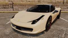 Ferrari 458 Italia 2011 pour GTA 4