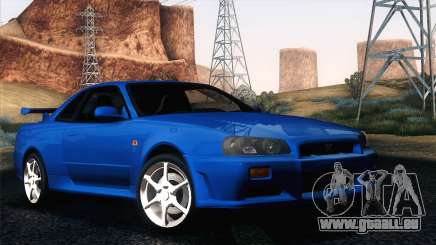 Nissan Skyline GT-R R34 V-Spec pour GTA San Andreas