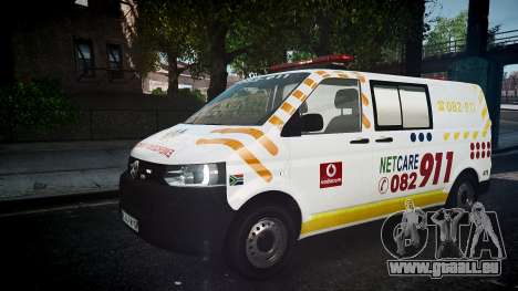 Volkswagen Transporter 2011 NetCare911 [ELS] pour GTA 4