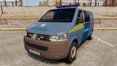 Volkswagen Transporter T5 Hungarian Police [ELS] für GTA 4