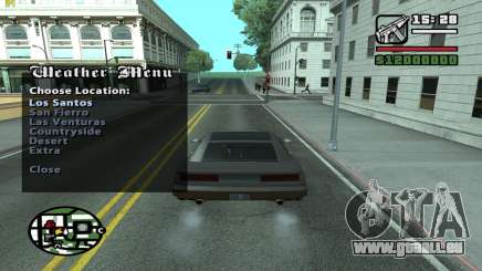 Weather Menu pour GTA San Andreas