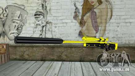 Yellow Sniper Rifle pour GTA San Andreas