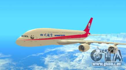 Airbus  A380-800 Sichuan Airlines für GTA San Andreas