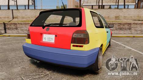 Volkswagen Golf MK3 Harlequin pour GTA 4