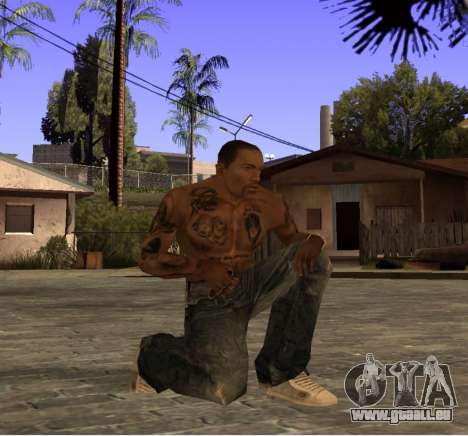 Nouveaux jeans pour CJ pour GTA San Andreas
