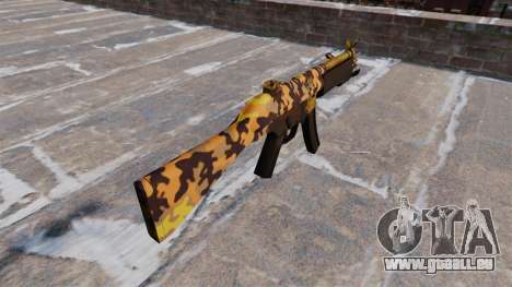 Die Maschinenpistole HK MP5 Fallen Camos für GTA 4