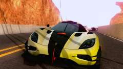 Koenigsegg One 2014 pour GTA San Andreas