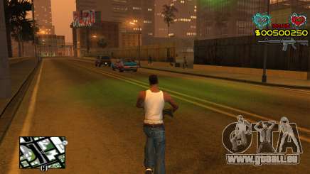 C-HUD New Liberia für GTA San Andreas