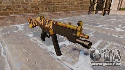 Le pistolet mitrailleur HK MP5 Automne Camos pour GTA 4