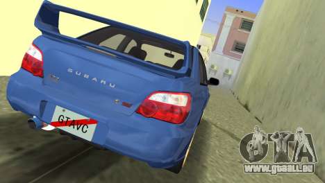 Subaru Impreza WRX STI 2005 pour GTA Vice City