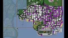 Tags Map Mod v1.0 für GTA San Andreas
