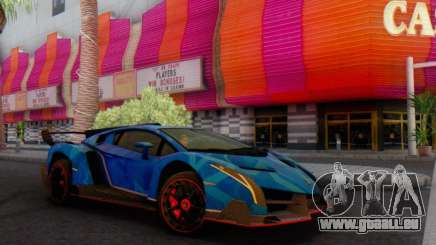 Lamborghini LP750-4 2013 Veneno Blue Star pour GTA San Andreas