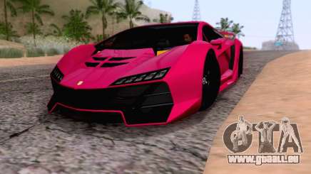 Pegassi Zentorno GTA 5 v2 pour GTA San Andreas