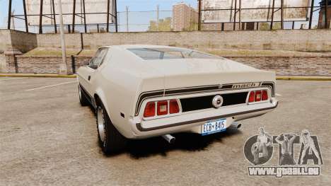 Ford Mustang Mach 1 1973 v3.0 GCUCPSpec Edit pour GTA 4